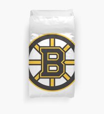 Boston Bruins logo Duvet Cover