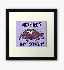 Netches Get Stetches Framed Print