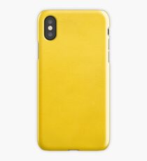 Yellow leather iPhone Case/Skin
