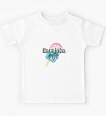 Harajuku Girl Japan Popculture Design Kids Tee