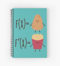 The derivative of a potato Spiral Notebook
