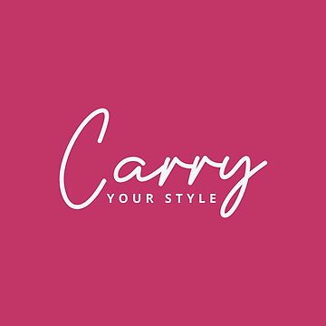 Artwork thumbnail, Pink Carry Your Style by newmariaph