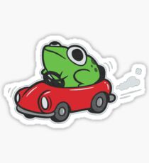 FROG IN A CAR - MOTHER 3 Sticker