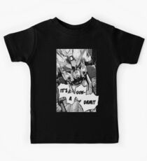 Gundam Wing Manga Heavyarms Kids T-Shirt