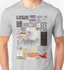 39 Favourite Film Quotes Unisex T-Shirt