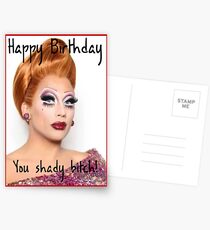 Drag Cards - Bianca Del Rio: Happy Birthday, You Shady Bitch Postcards