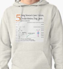 Physics. Using Newton's Laws: Friction,Circular Motion, Drag Forces. Pullover Hoodie