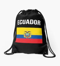 Ecuador-Flagge Rucksackbeutel