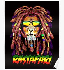 RASTAFARI LION Poster
