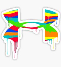 The Rainbow Of Under Armour Sticker