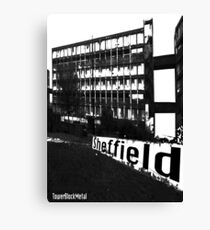 TowerBlockMetal Urban T Shirt 2 Canvas Print