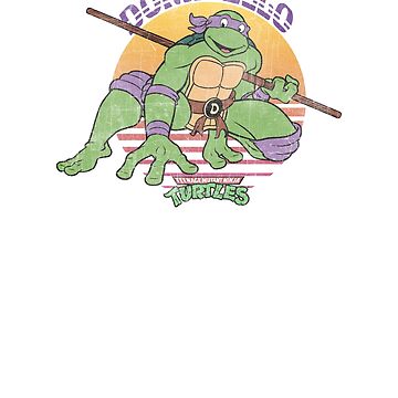 Men's Teenage Mutant Ninja Turtles Ombre Donatello in Action Long Sleeve  Shirt