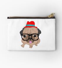 Hipster Pug Studio Pouch