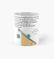 Physics problem: Suppose the coefficient of kinetic friction between the mass and the plane is known. #Physics #Education #PhysicsEducation,  Mug