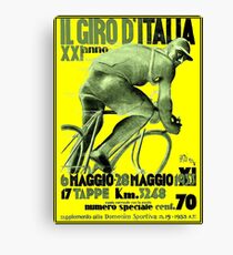 Lienzo GIRO D ITALIA: Vintage 1933 Bike Racing Publicidad Imprimir