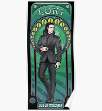 Unfug in Schwarz Poster