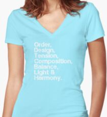 Sunday in the Park with George Women's Fitted V-Neck T-Shirt