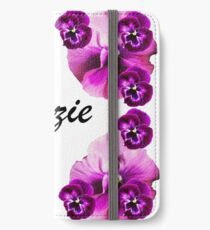Personalised flowers iPhone Wallet/Case/Skin