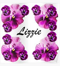 Personalised flowers Poster
