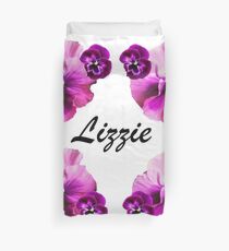 Personalised flowers Duvet Cover