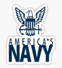 America's Navy Logo Sticker