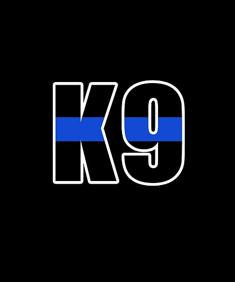 "K9 Thin Blue Line Officer" Posters by bluelinegear | Redbubble