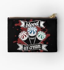 Blut und Eiscreme - Farbe Täschchen