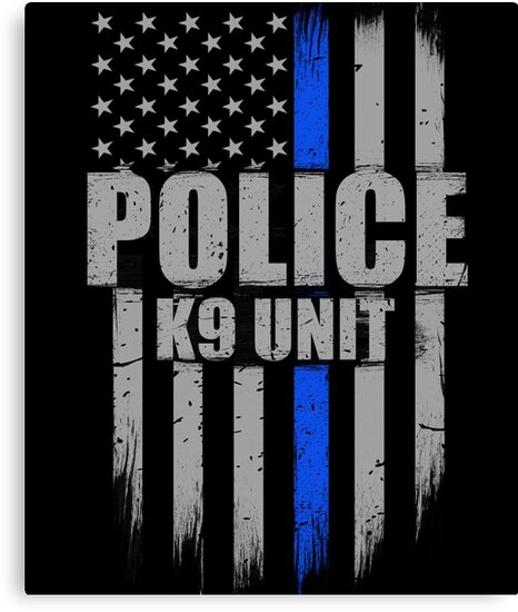 Thin Blue Line K9 Wallpaper