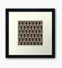 Baker Street 221b Wallpaper Framed Print