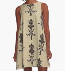 Baker Street flower A-Line Dress