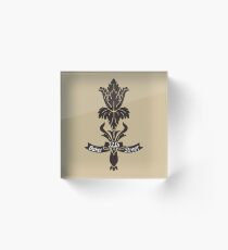 Baker Street flower Acrylic Block