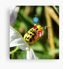 The Santa Ladybug Canvas Print