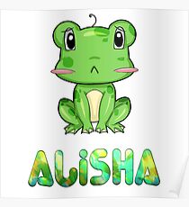 Frosch Alisha Poster