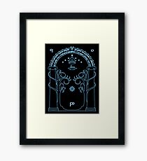 Tor nach Moria Gerahmtes Wandbild