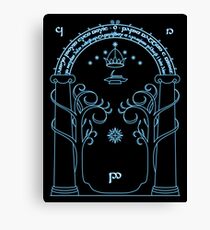 Gate to Moria Canvas Print