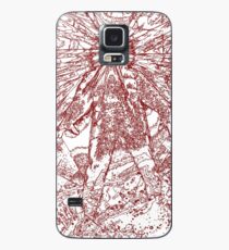 The Thing - Lines & Layers Blood Red Case/Skin for Samsung Galaxy