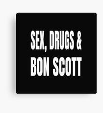 sex drugs Canvas Print