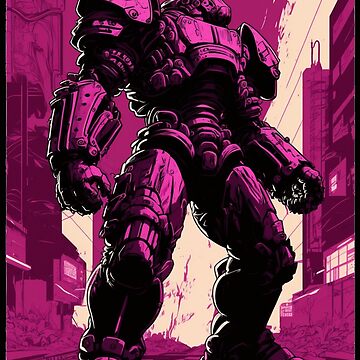 Fallout 3 Enclave Battle Power Armor Gaming  Poster for Sale by  ScriblrCrearTs