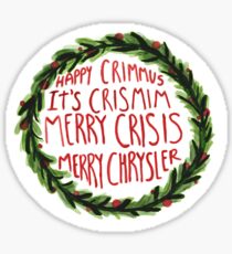 Happy Crimmus Sticker