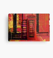 UK Red Phone Box - London England Metal Print