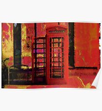 UK Red Phone Box - London England Poster