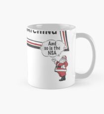 Santa and the NSA Classic Mug