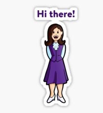 Hi There! (Janet - The Good Place) Sticker