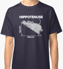 Hippotenuse-Flusspferd Classic T-Shirt