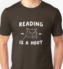 Reading Is A Hoot Unisex T-Shirt