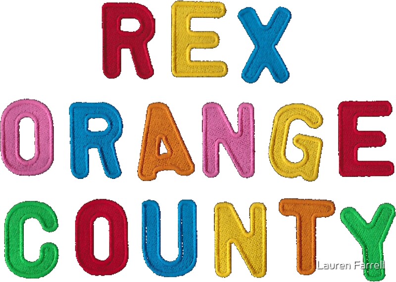 "Rex Orange County Logo" Stickers by Lauren Farrell