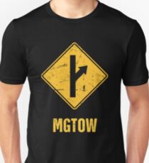 Distressed MGTOW Sign Slim Fit T-Shirt