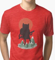 Fin The Giant Tri-blend T-Shirt