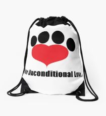 Unconditional Love Drawstring Bag