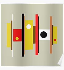 Pastel Mid Century Poster